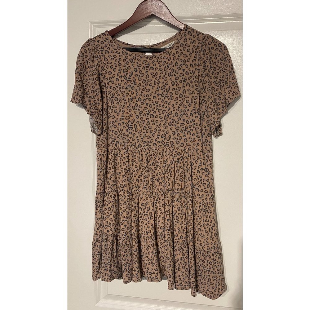 Abercrombie & Fitch Leopard Print Shift Dress - image 1